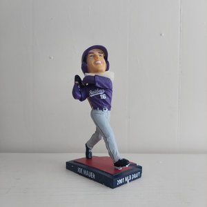 Minnesota Twins Joe Mauer Raiders 2001 MLB Draft Cretin-Derham Hall Bobblehead
